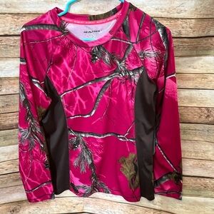 Pink realtree. Long sleeve dry fit